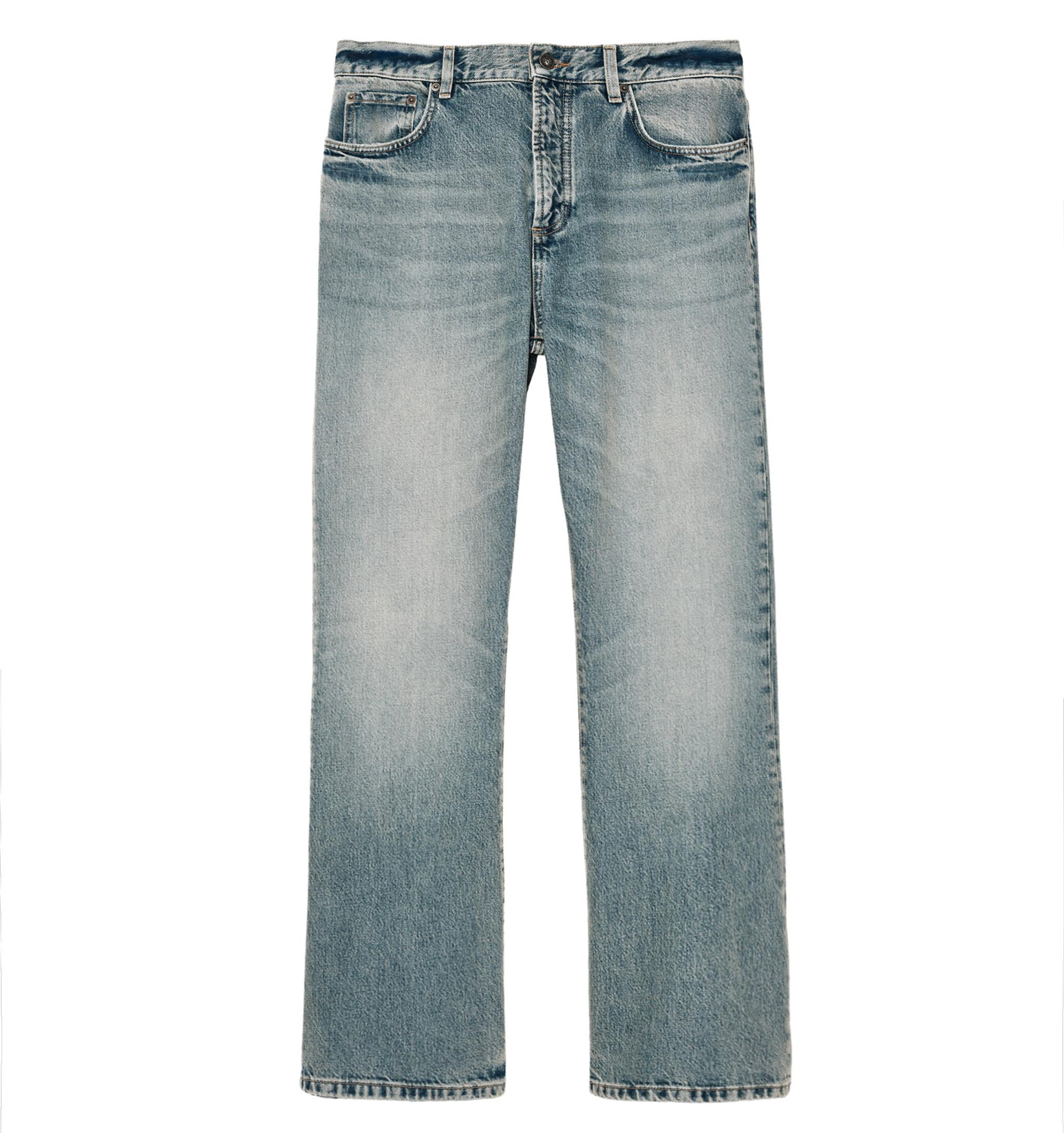 Джинсы Zara Benito Antonio Collection Flare Fit, средне-синий — фото 4