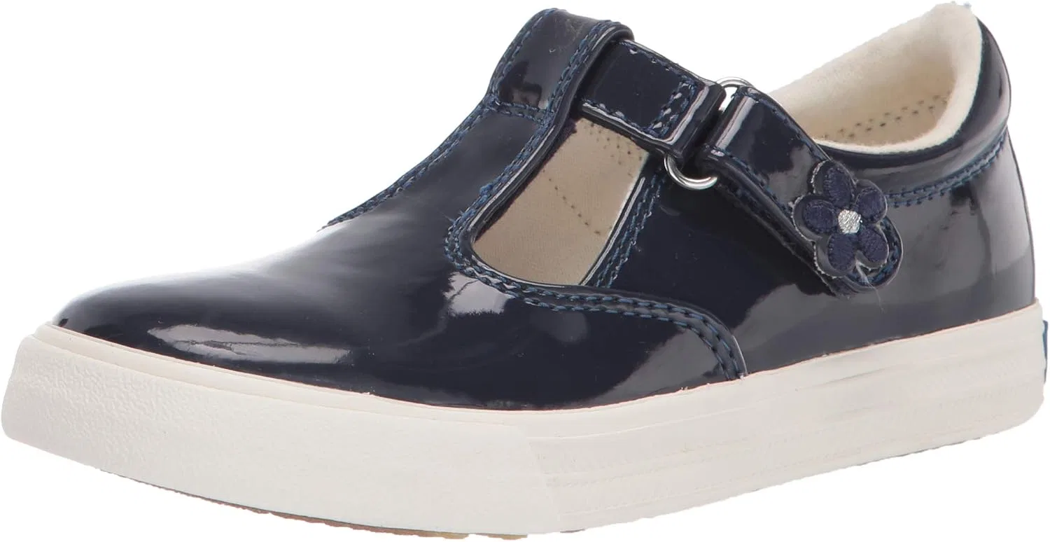 Детские балетки для девочек Daphne Keds, Navy Patent