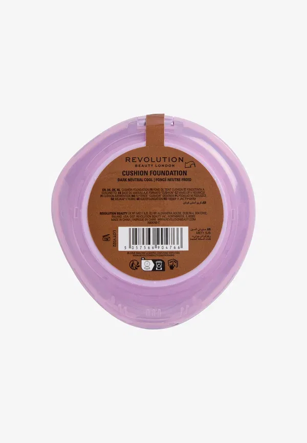 Тональная основа Cushion Foundation, 9 г, Makeup Revolution, цвет dark neutral cool — фото 3
