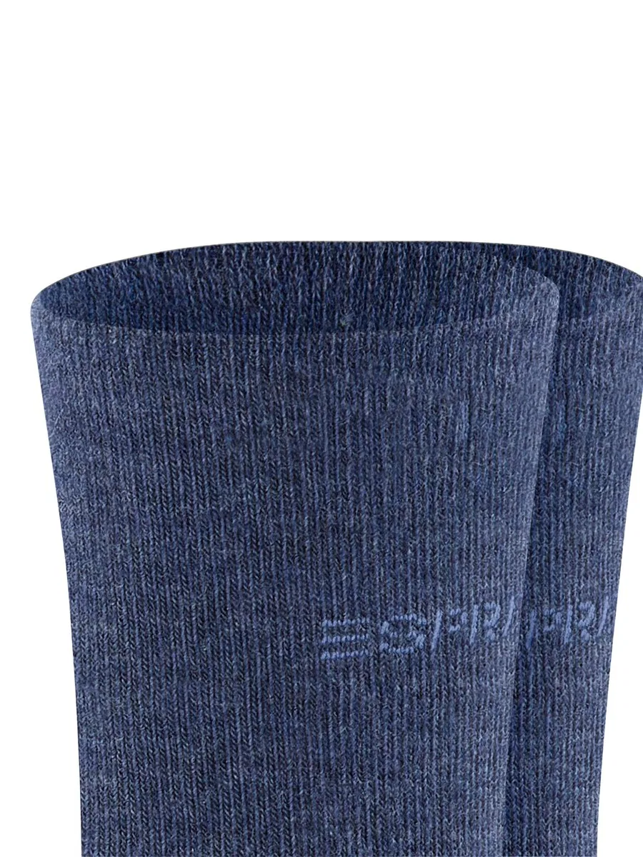 Носки ESPRIT 'Foot Logo 2-Pack' синего цвета — фото 4