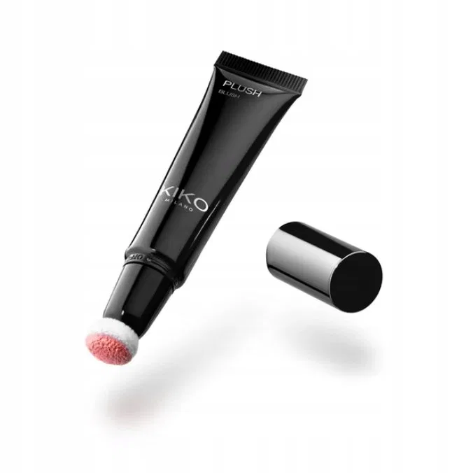 Жидкие румяна с губчатым аппликатором Plush Blush 02 Crystal Coral 14 мл KIKO Milano — фото 2