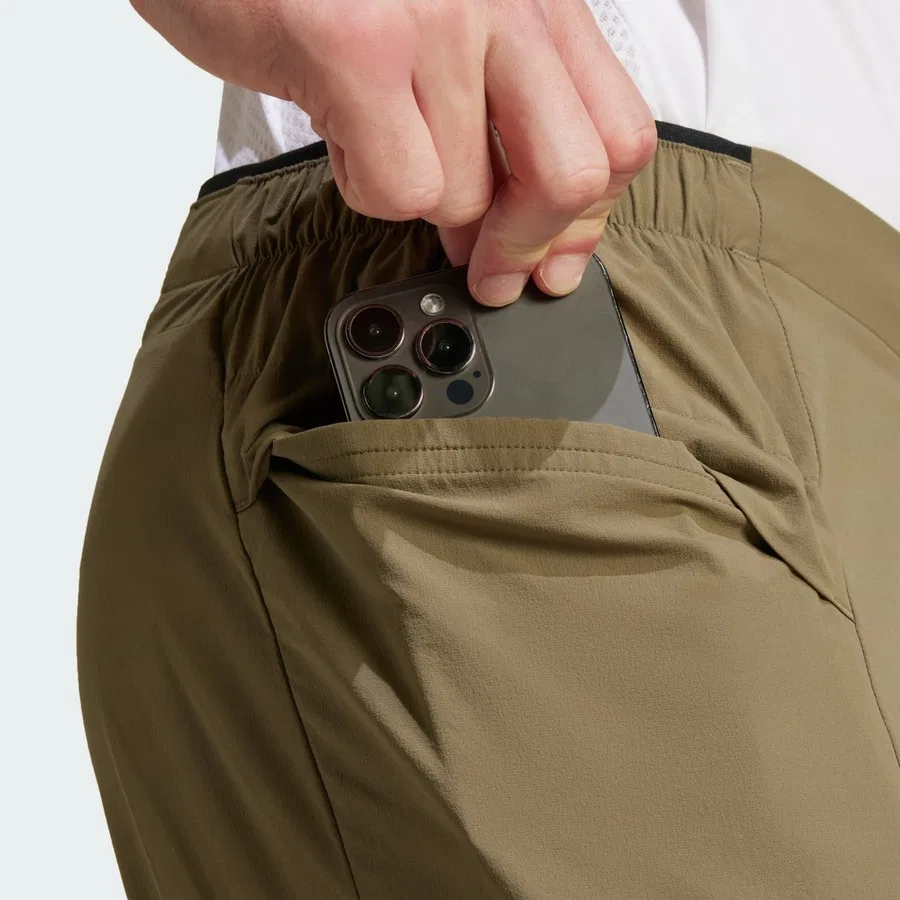 Термоштаны для бега adidas Terrex Xperior Light Pants, Зеленый — фото 4