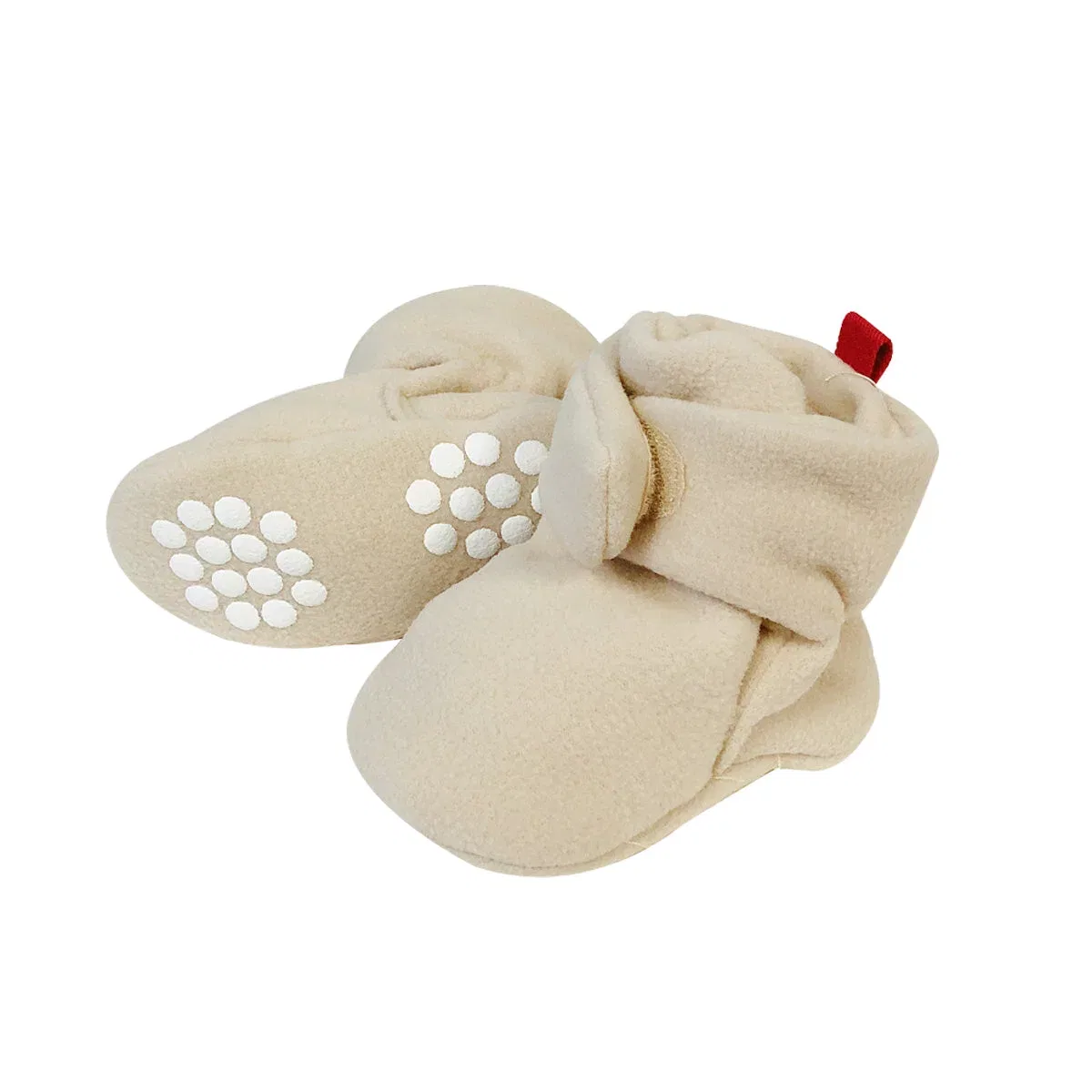 Детские пинетки на перекрестном ремешке с нескользящей подошвой Wrapables, Beige