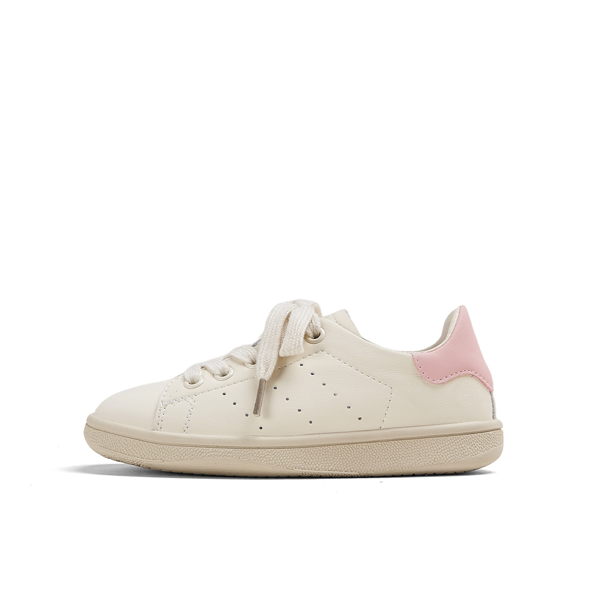 

Низкие скейтерские кроссовки для детей YEARCON, бежевый/розовый