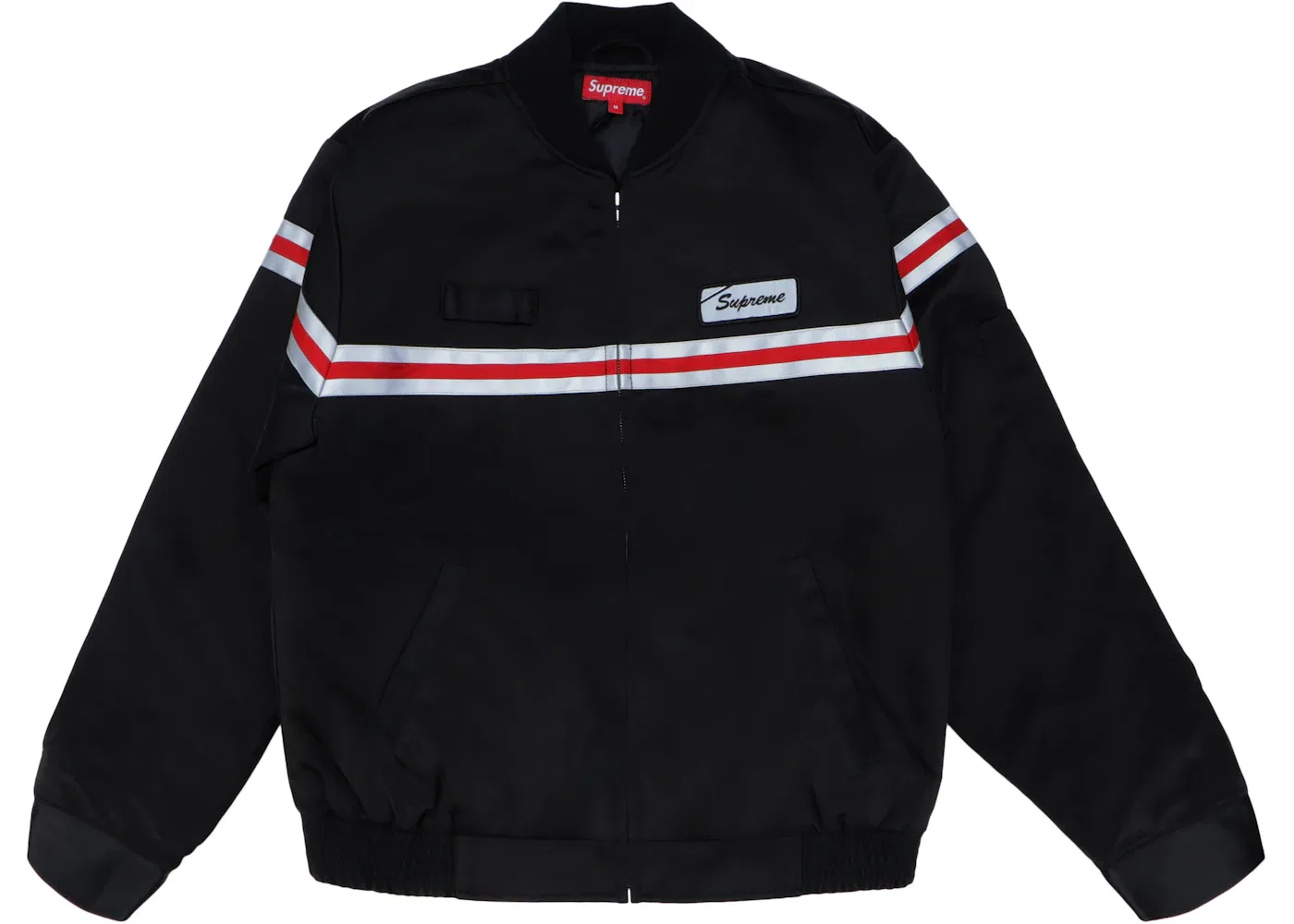 Мужская куртка со светоотражающими полосами Supreme Jacket, Black