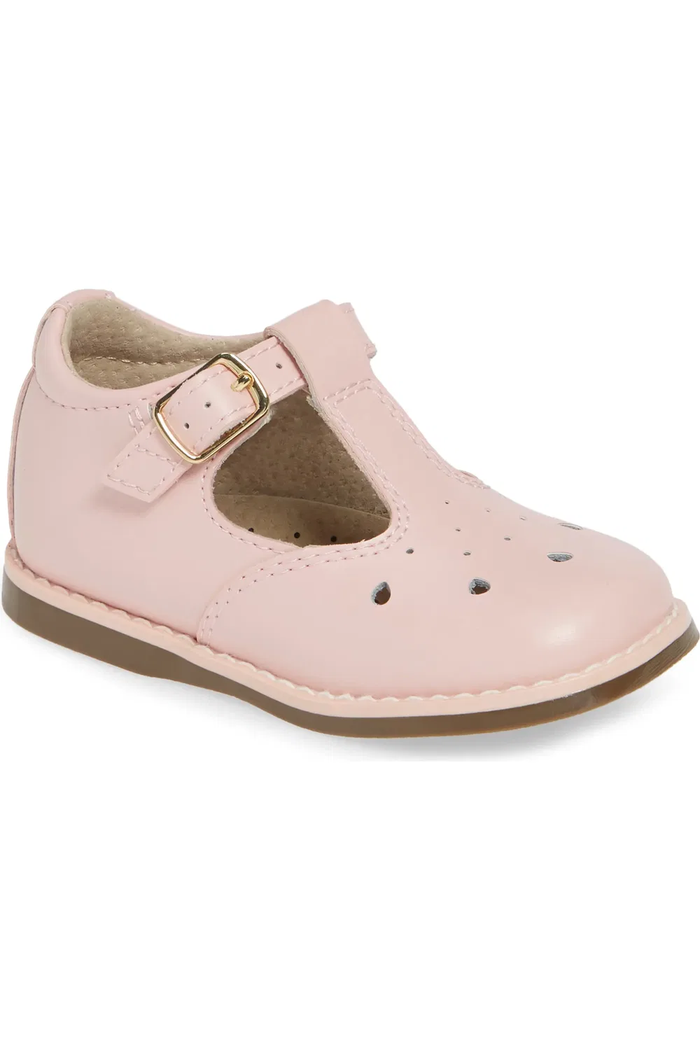 Туфли детские с лазерной перфорацией Harper Mary Jane Footmates, розовый
