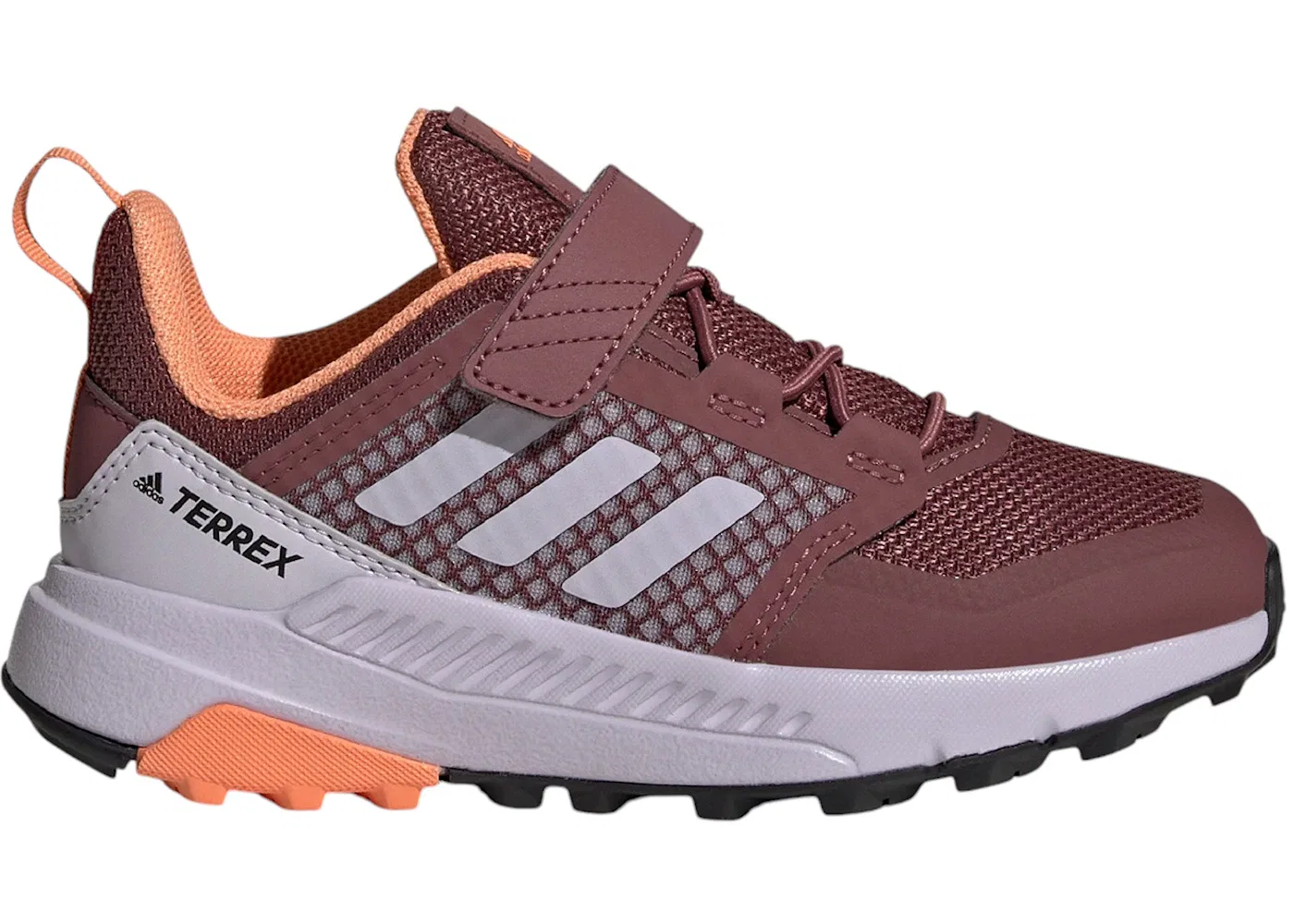Детские кроссовки для трейла с амортизацией Terrex Trailmaker Adidas, цвет Burgundy/Silver Dawn/Amber Tint