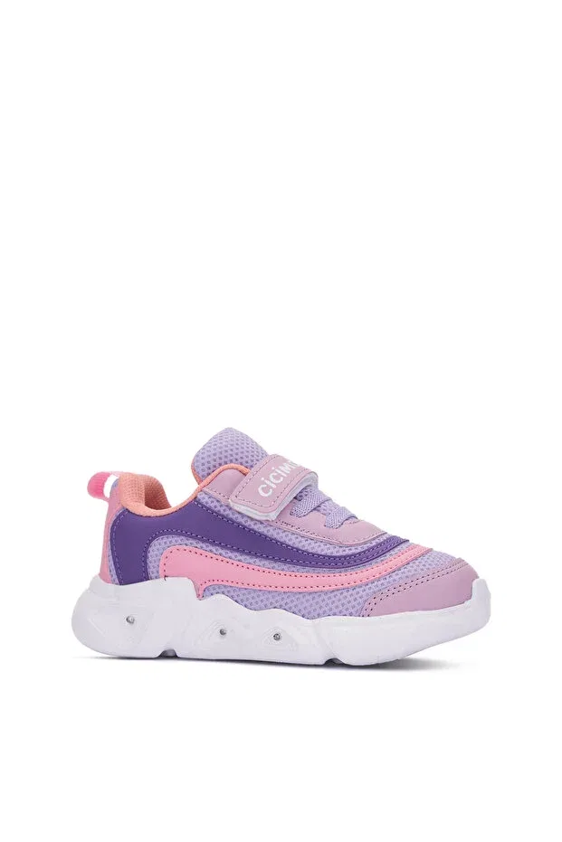 Детские кроссовки для девочек с принтом Arzen Bebe, Lila Pink