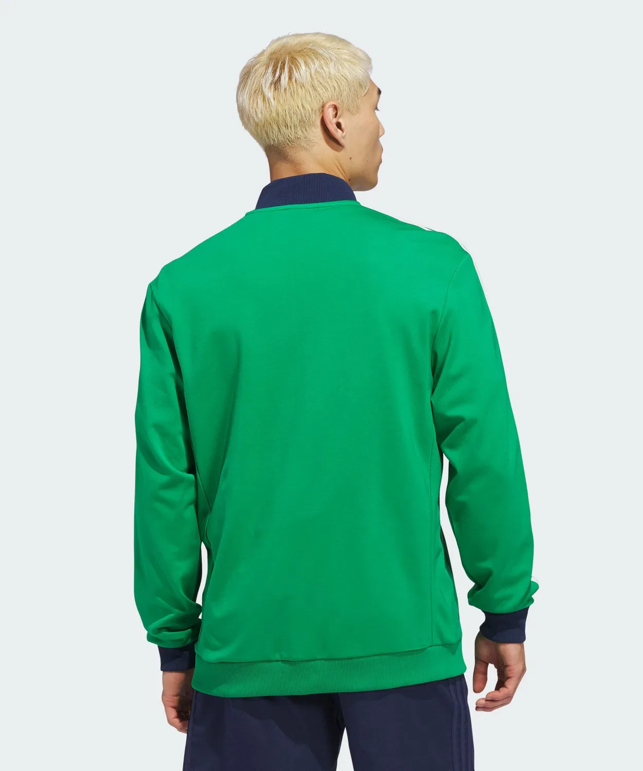 Мужской свитшот с длинным рукавомAdidas Golf 3st HZ, Green — фото 2
