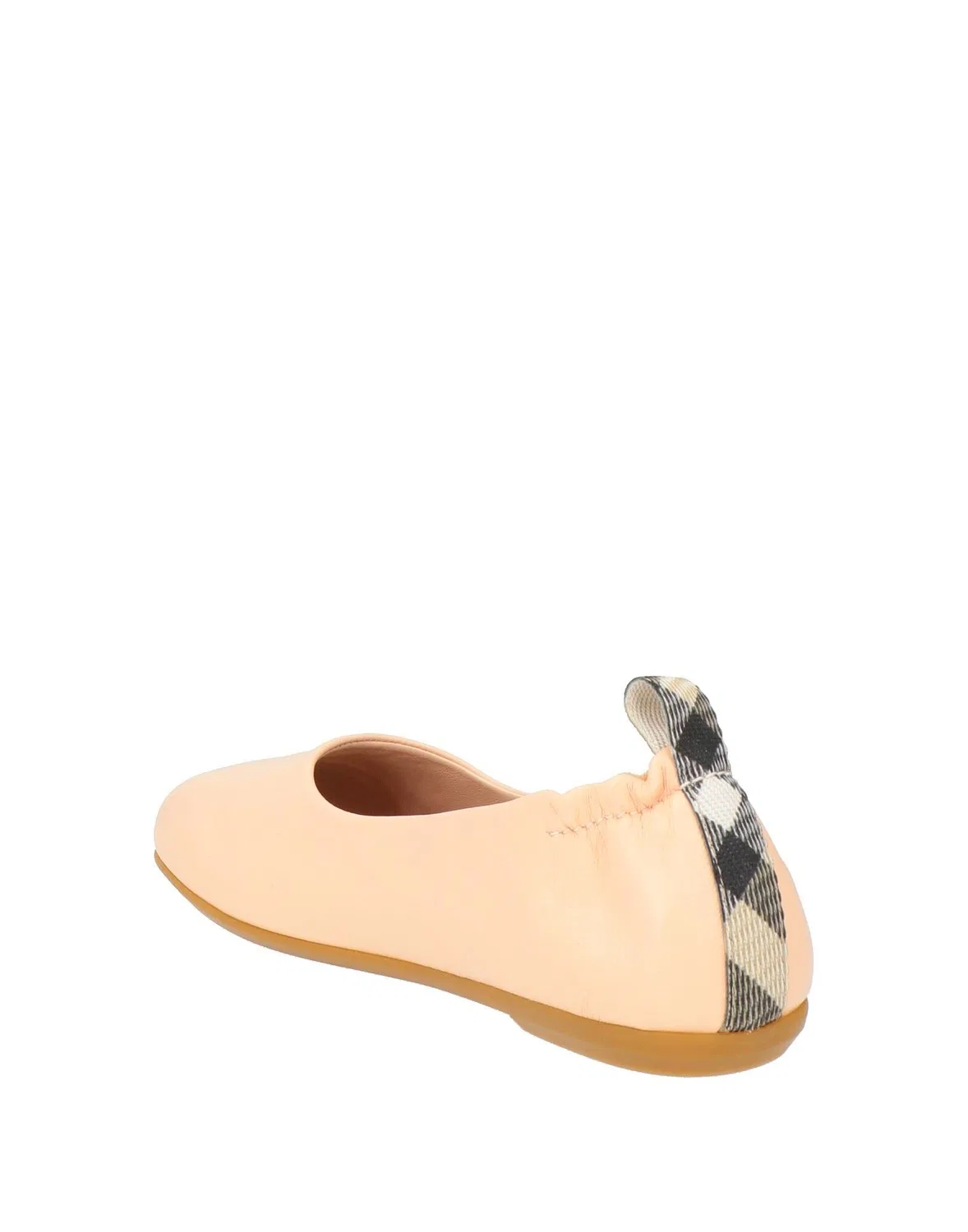Детские балетки для девочек кожаные Blush Burberry, светло-розовый — фото 3