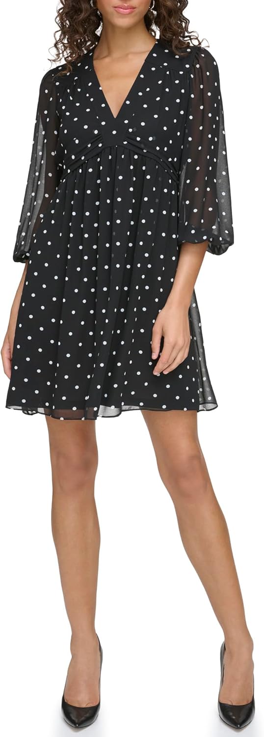 

Женская легкая шифоновая кофта Tommy Hilfiger с длинным рукавом, Black/Ivory