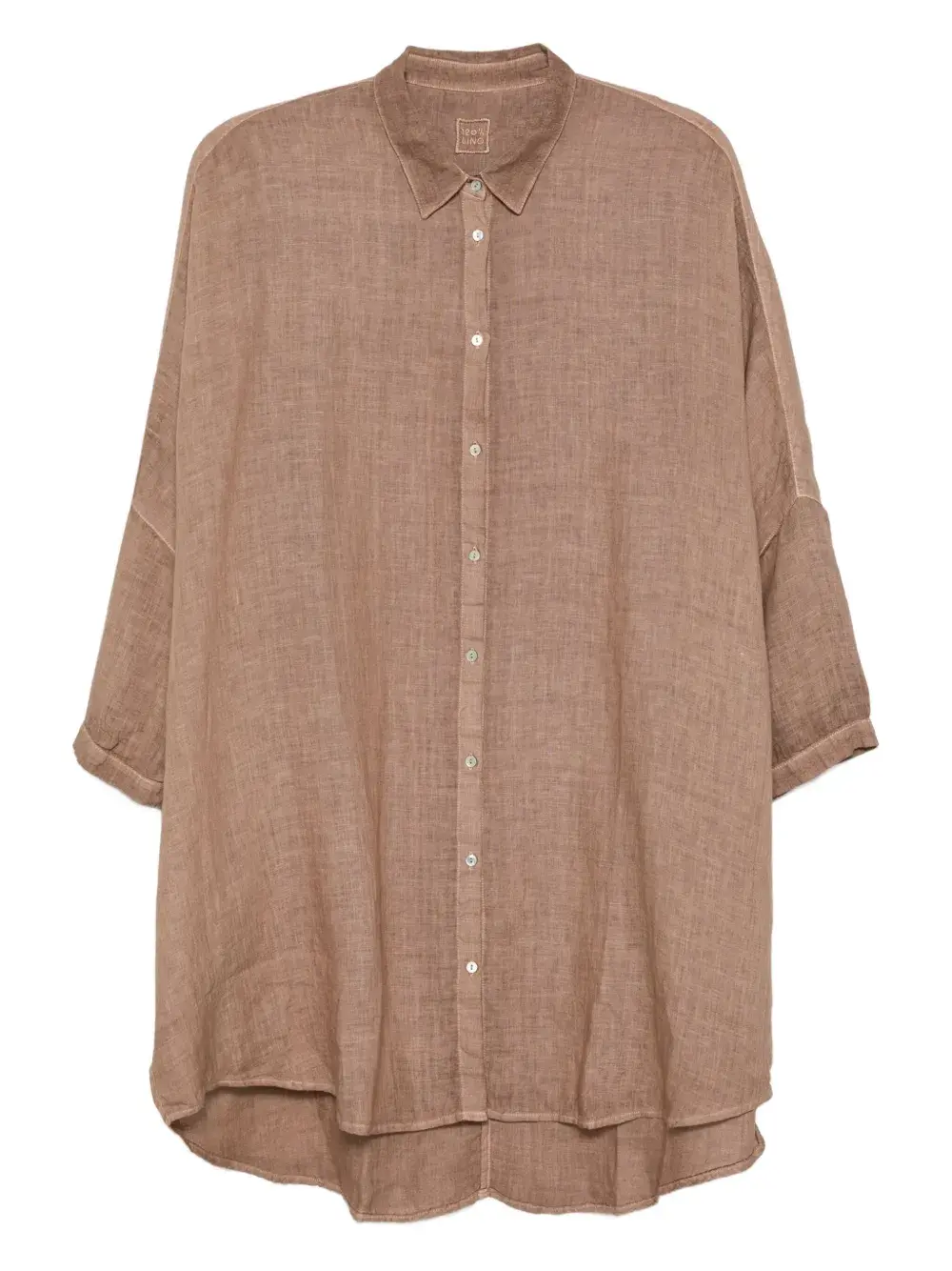 

Льняная рубашка 120% Lino, коричневый