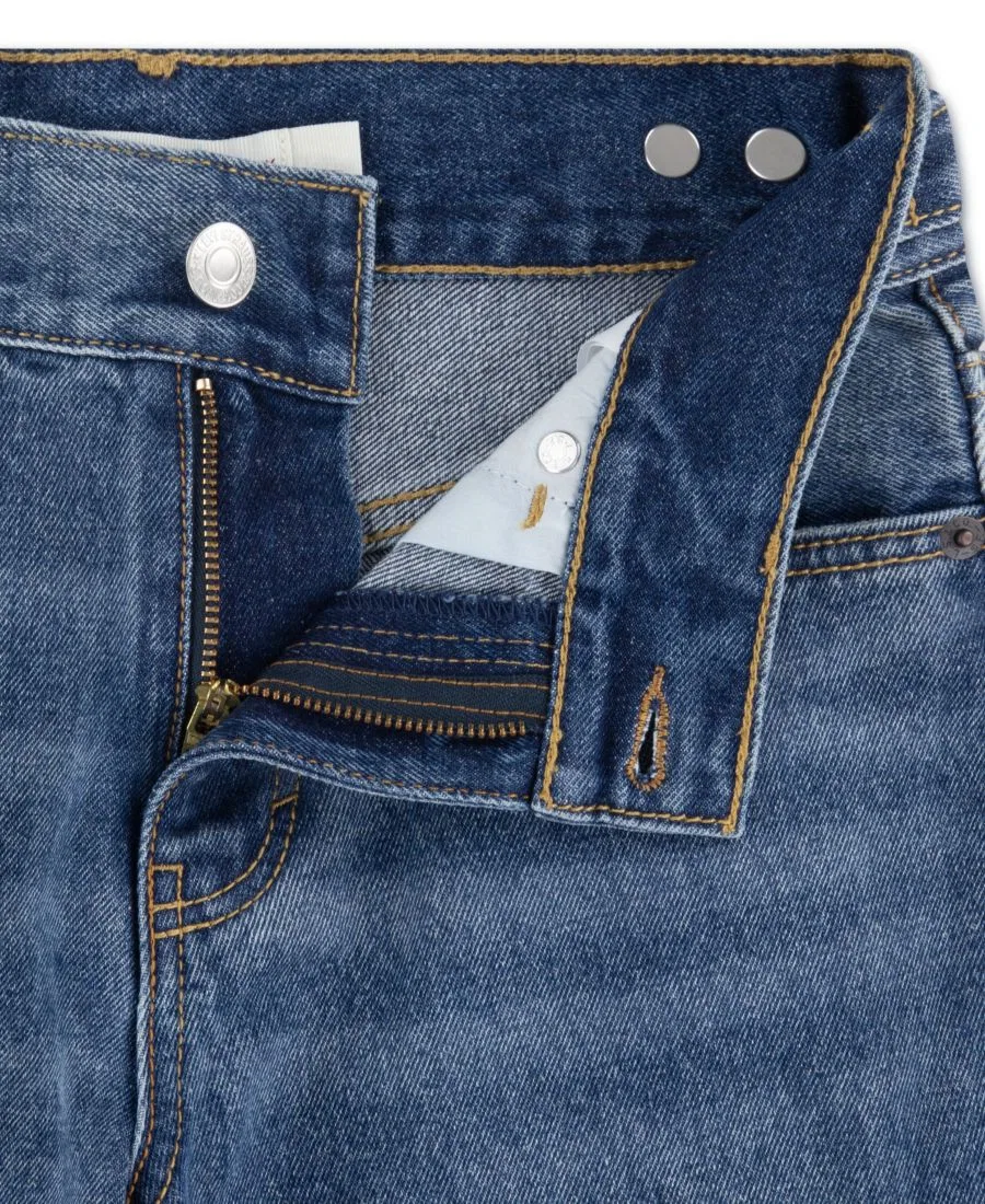 Джинсы с завышенной талией и утяжкой для девочек Levi's, Evie — фото 3
