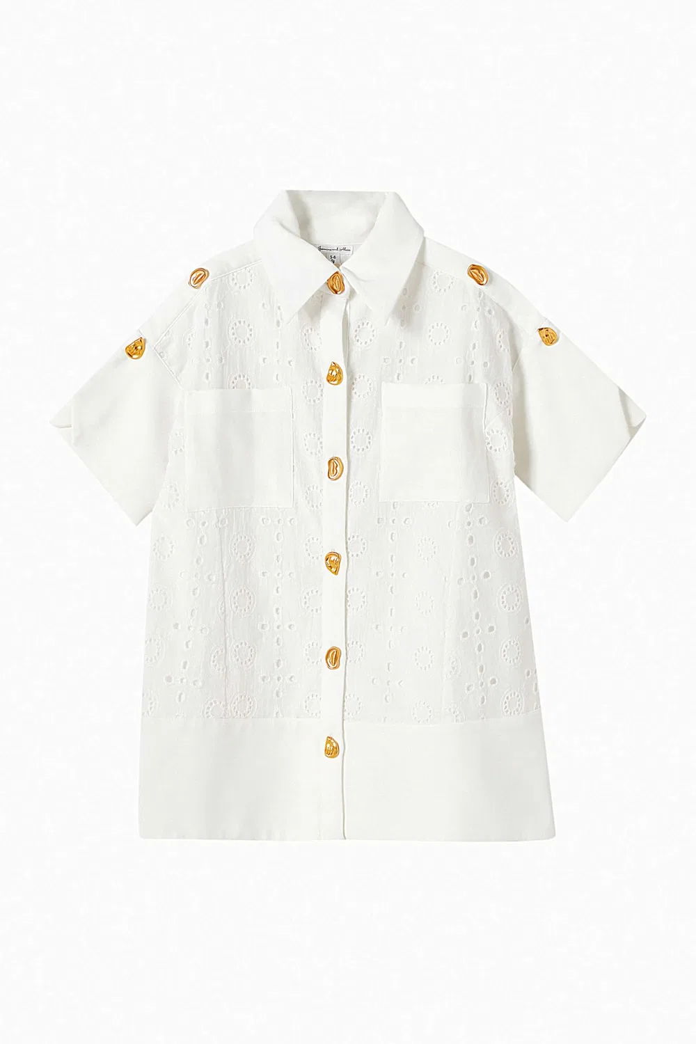 Платье-рубашка с ажурной вышивкой Savannah Eyelet Jasmine and Alaia