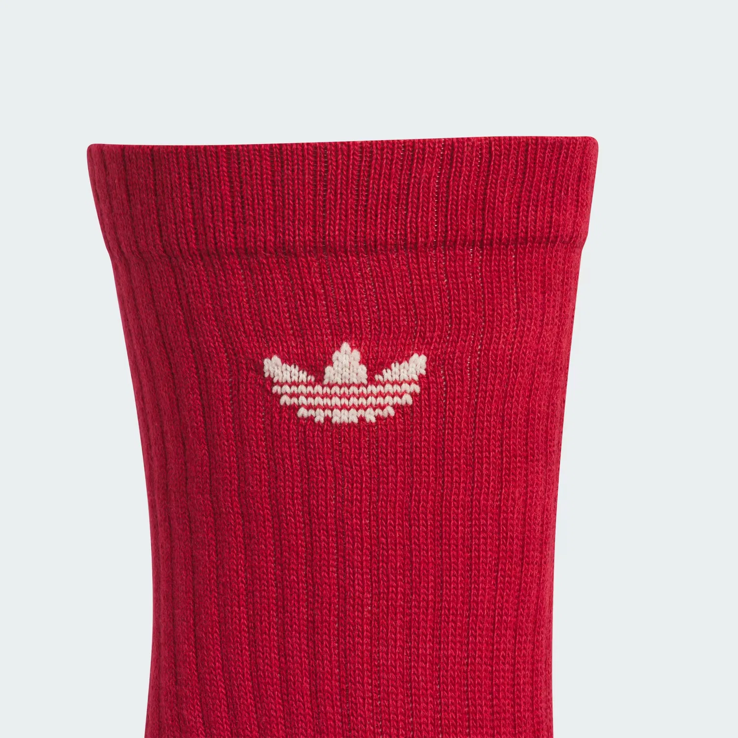 Носки с амортизирующей подушечкой, набор из 3 пар, trefoil 3.0 Adidas Originals, красный/ванильный/индиго — фото 2