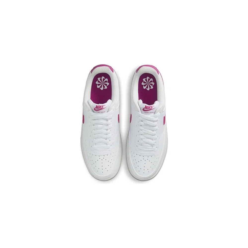Детские кроссовки унисекс Nike Court Vision Lo NN, Белый — фото 4