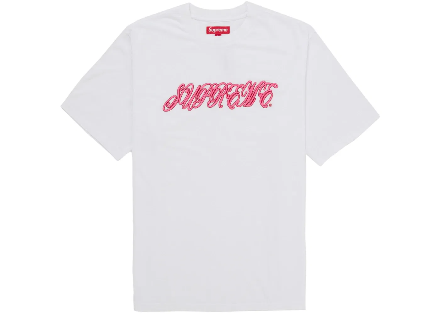 Мужская футболка с принтом Supreme White