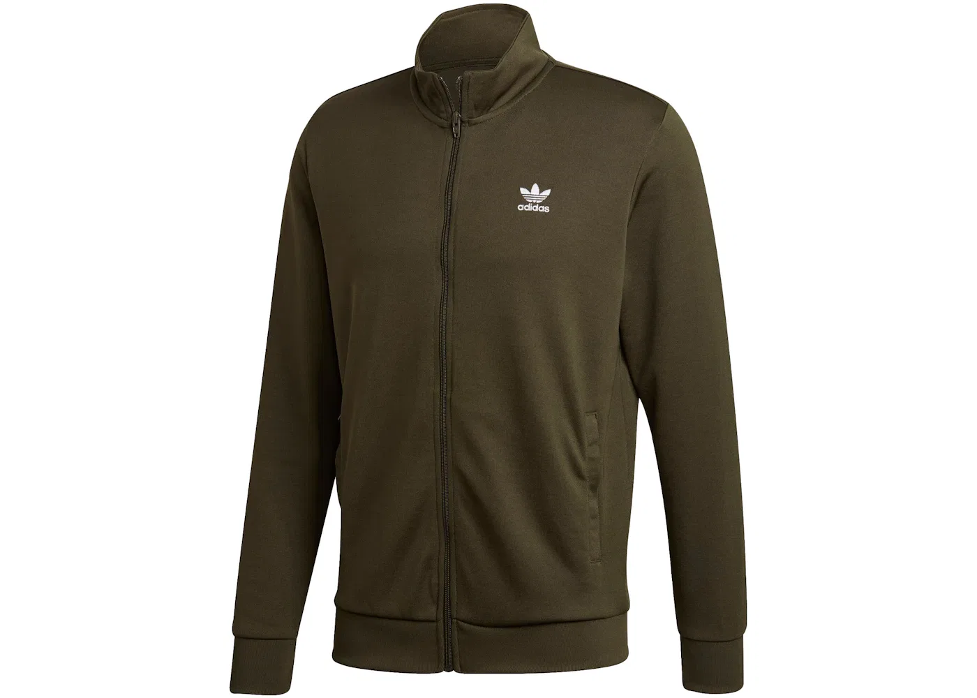 Мужская куртка на молнии Trifoil Essentials Track Jacket Adidas, цвет Night Cargo