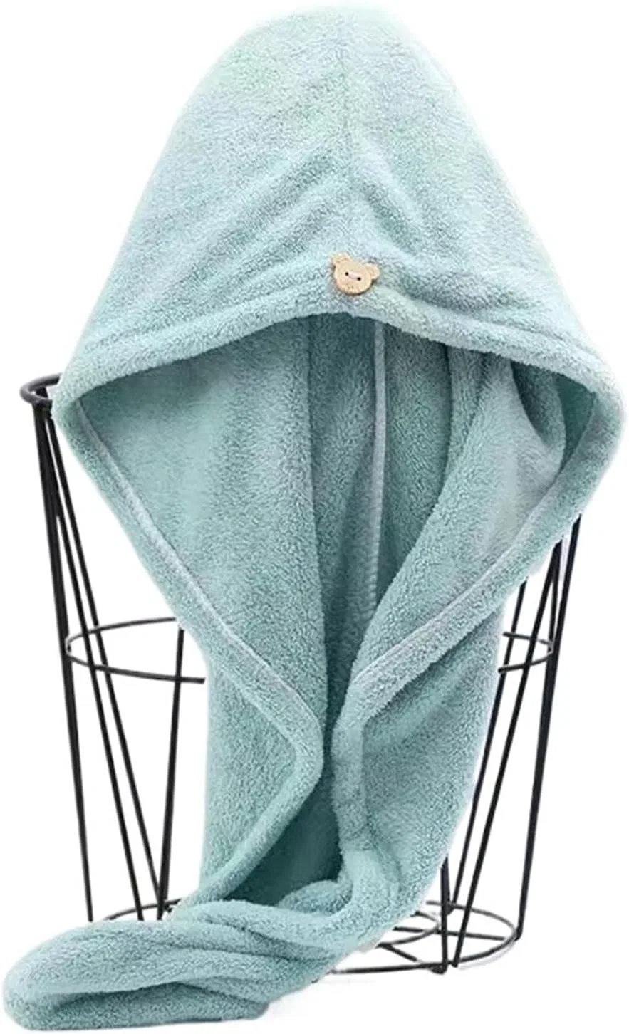 Микрофибровая шапочка для сушки волос TYNXK, 10 шт, Grey