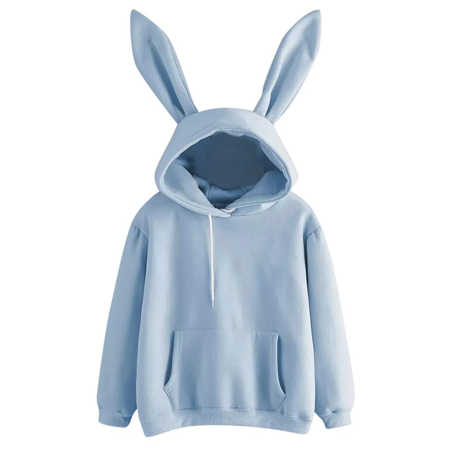 Женский худи с длинным рукавом Rabbit Ears, 11-blue