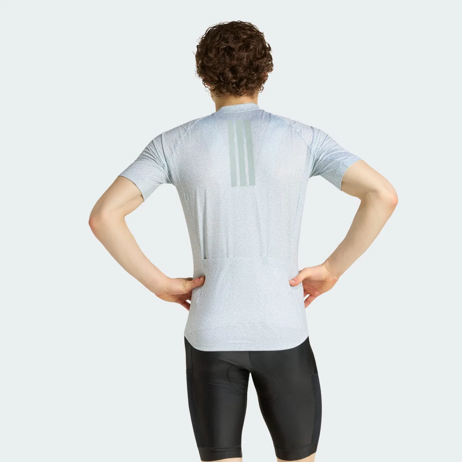 Спортивная футболка Adidas Performance Shirt Essentials пастельно-зеленого цвета — фото 3