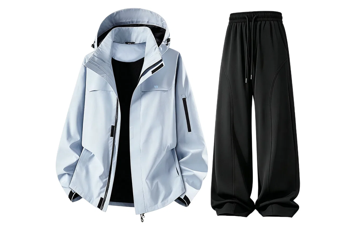 Детский комплект куртка и брюки с капюшоном, приталенный, Windbreaker Jacket & Pants Sets, WARRIOR — фото 3