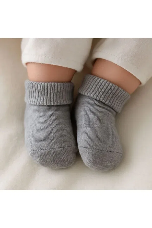 Детские носки хлопковые модель Unisex Miniloppoo, Multicolor — фото 4