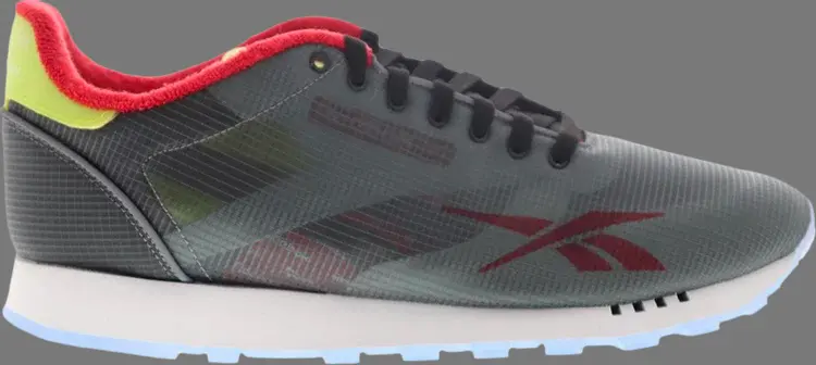 

Кроссовки classic leather ati 'cold grey' Reebok, серый
