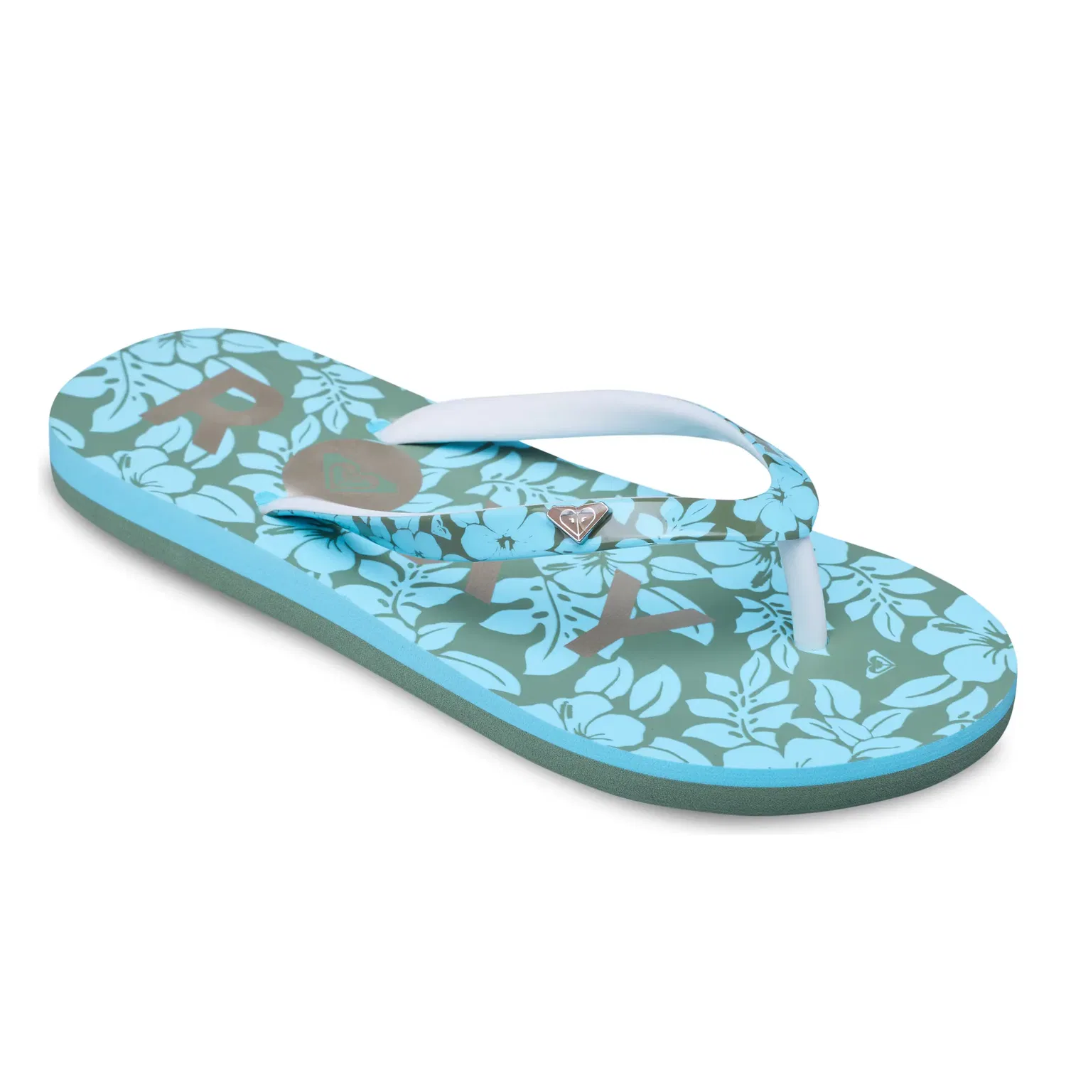 Детские шлепанцы для мальчиков с принтом Pebbles Roxy, Azul Claro