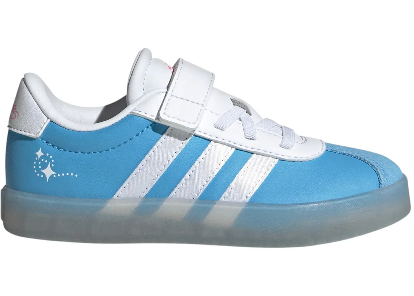 Детские кроссовки Lifestyle Adidas VL Court 3.0, Semi Blue Burst/Cloud White/Lucid Pink