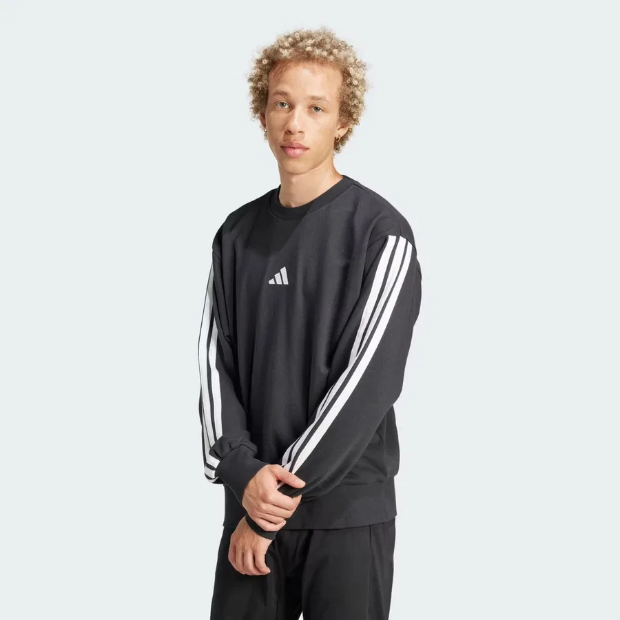 Мужской свитшот с принтом adidas 3S FT SWT, Синий