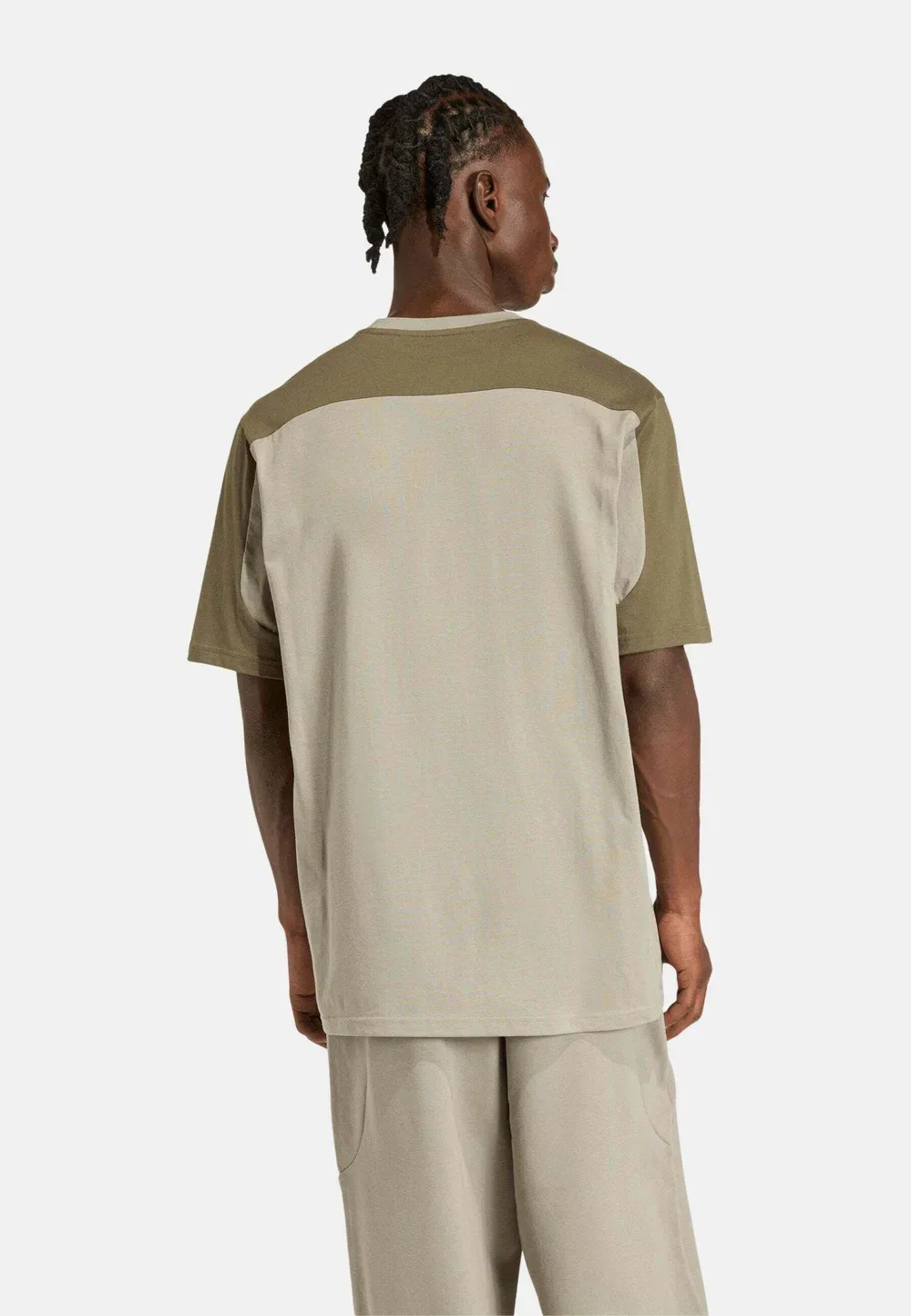 Camiseta de manga corta Collegiate - футболка с принтом Adidas Performance, Silver Pebble — фото 3
