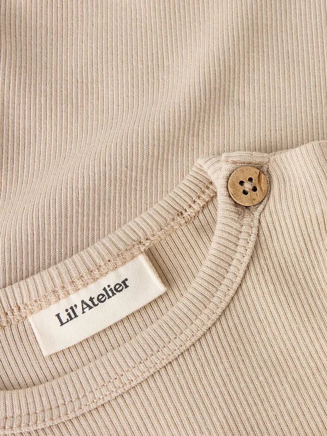 Комбинезон/Боди Lil'Atelier, Beige — фото 3