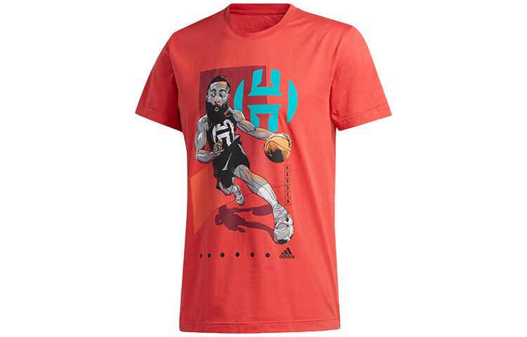 

Футболка мужская красная Adidas, красный