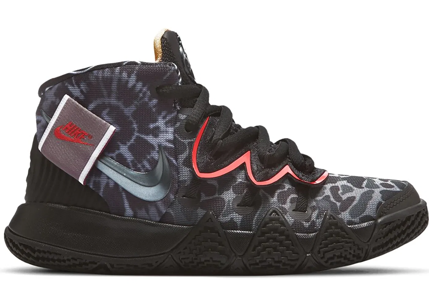 Детские кроссовки для мальчиков с принтом Nike Kybrid S2, Black/Atomic Pink-Black