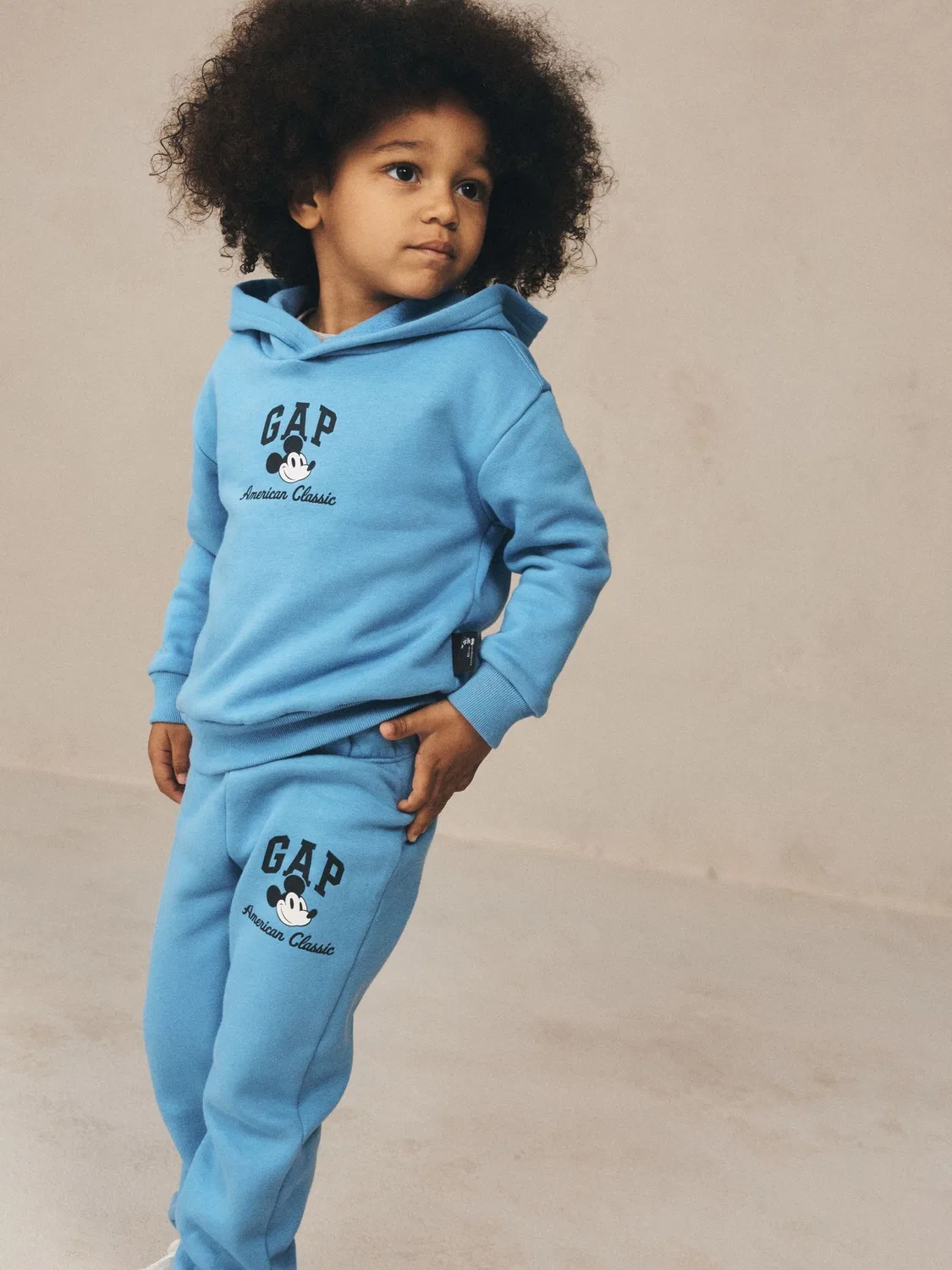 Джоггеры с Микки Маусом Gap, синие