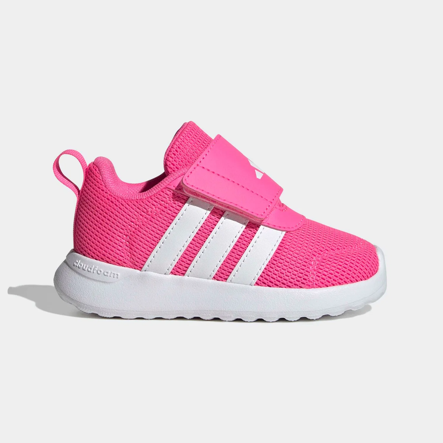 Детские кроссовки с 3-полосками Adidas Sportswear, Lucid Pink/White — фото 2