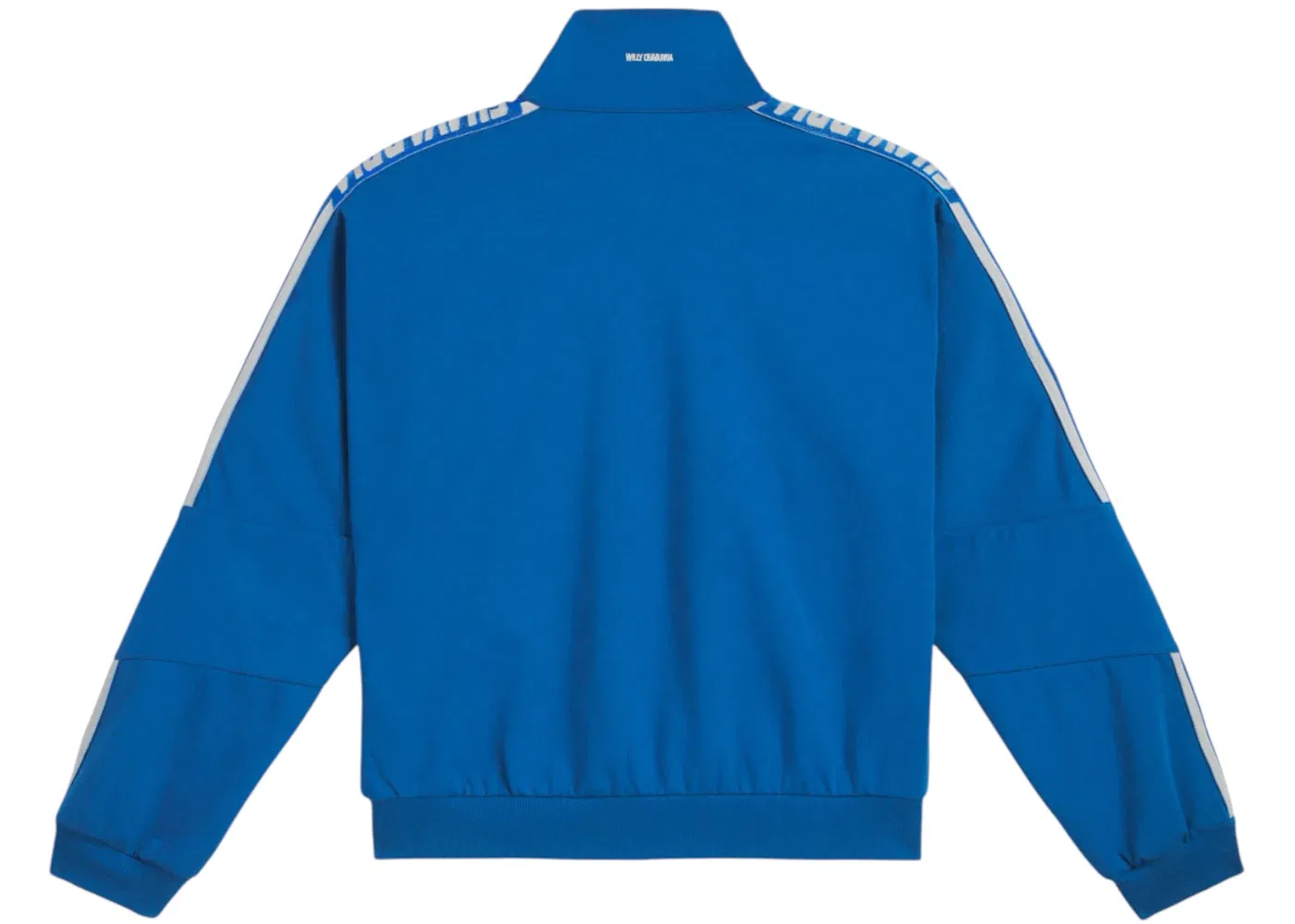 Мужская ветровка из трикотажа понте с принтом Adidas x Willy Chavarria Knit Track Jacket, Dark Marine — фото 2