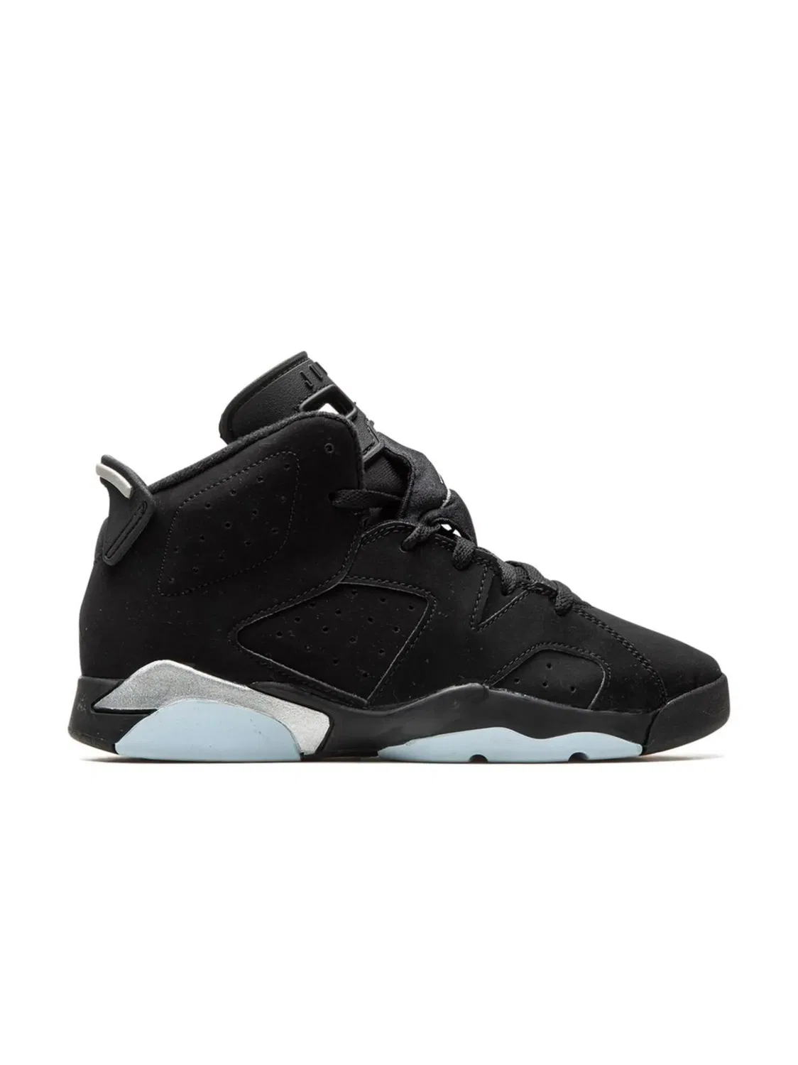 Кроссовки Air Jordan 6 "Chrome", черный — фото 4