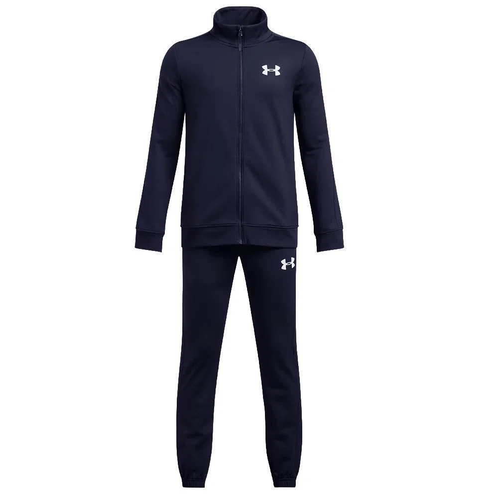 Детский спортивный костюм из трикотажа Under Armour, Цвет Dunkelblau / Weiss / Navyblau — фото 2