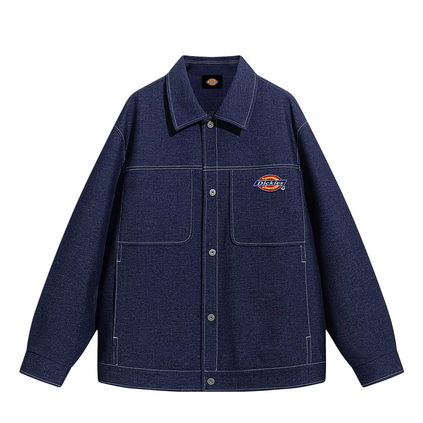 Детская куртка джинсовая с отложным воротником Dickies, Denim Blue