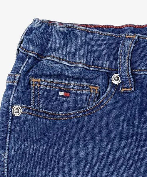 Брюки джинсовые Tommy Hilfiger slim fit синие — фото 3
