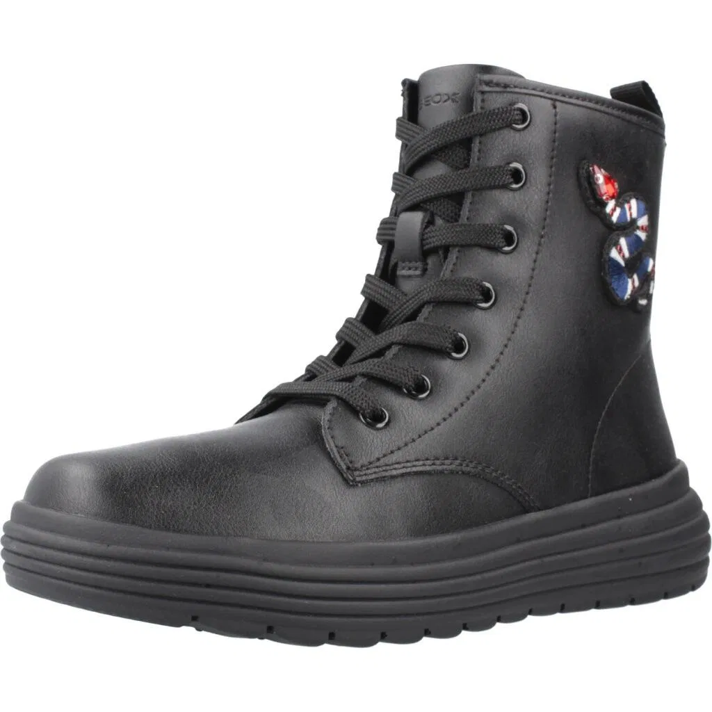 Детские сапоги Geox J Phaolae Girl, Цвет: Schwarz