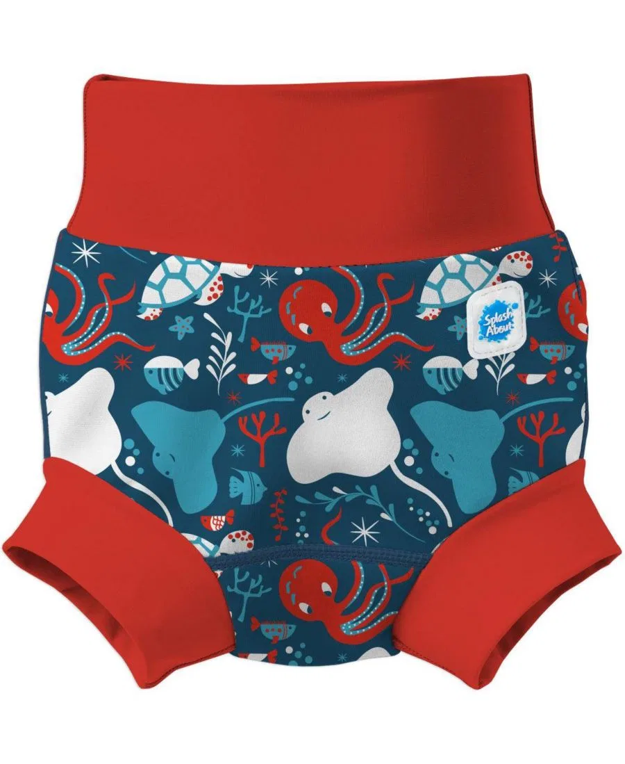 Многоразовый подгузник для плавания Splash About Happy Nappy Duo, Under The Sea Red