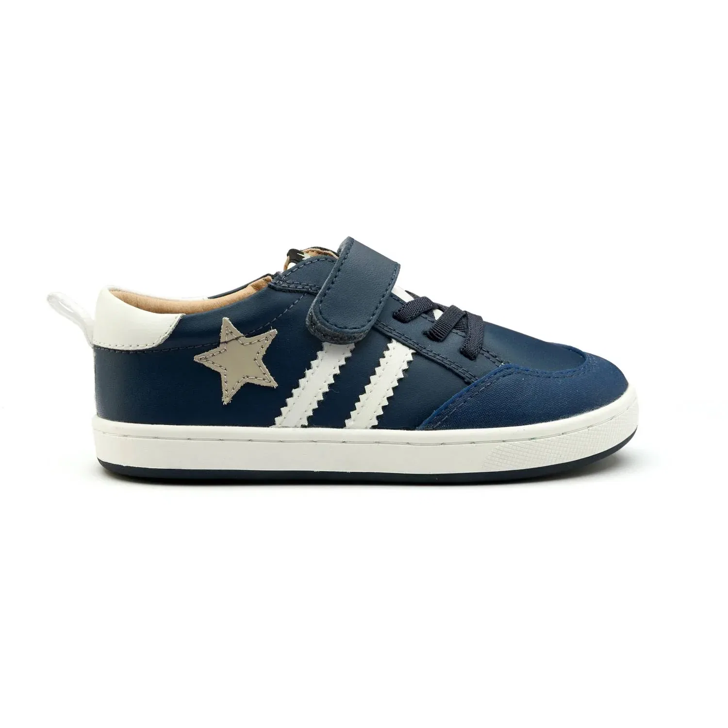 Детские кроссовки для мальчиков на двух липучках Wos Runner Vl Strap Star Old Soles, Denim/Gris/Snow — фото 3