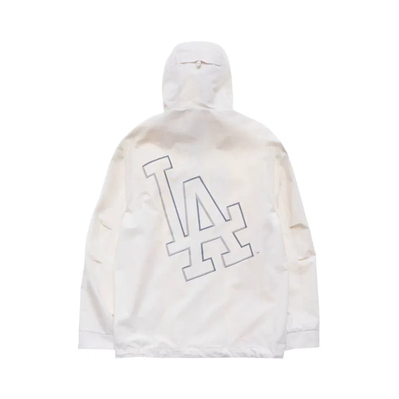 Детская куртка-худи с капюшоном Los Angeles Dodgers/Cream MLB — фото 3