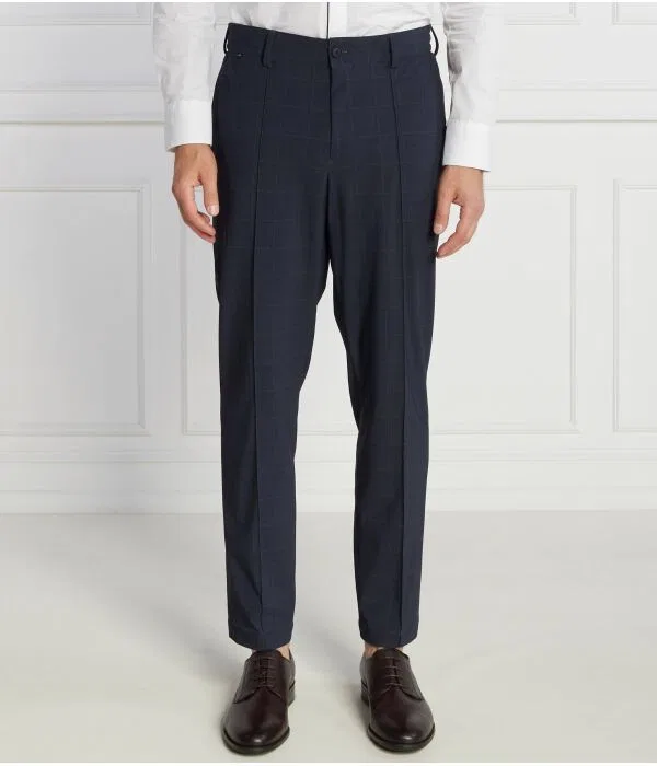 Мужские брюки Regular Fit Perin BOSS, Blu Marino