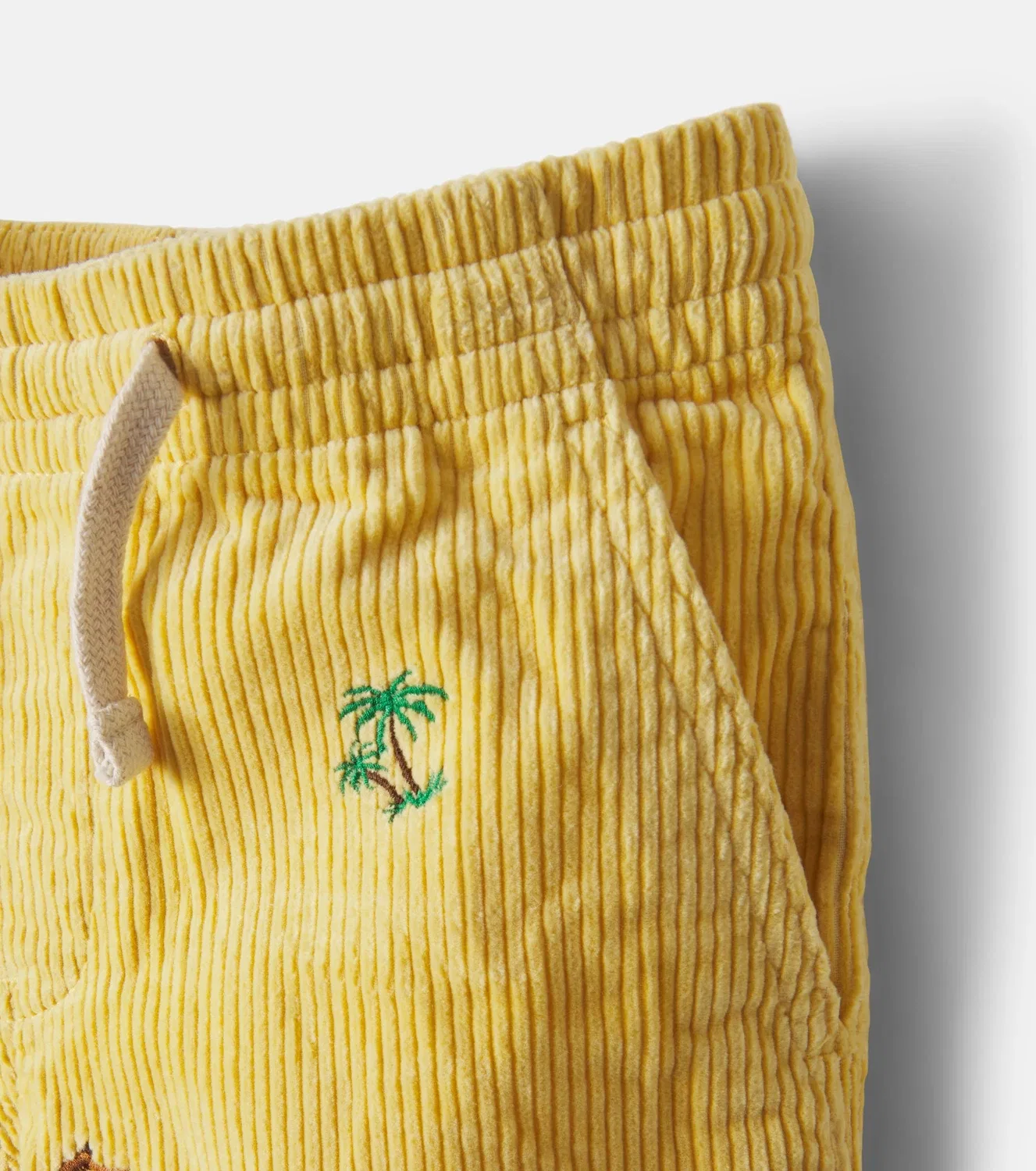 Шорты хлопковые Polo Ralph Lauren Kids, Beach Yellow Surfer Aoe, желтый — фото 4