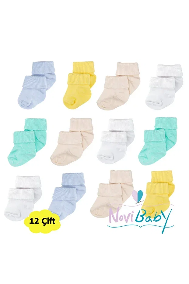 Детские носки для новорожденных хлопковые Basics Novibaby, Summer Boy