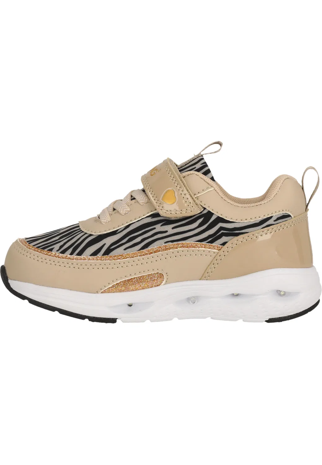 Детские кроссовки Inigo Zigzag, Beige Schwarz Taupebeige
